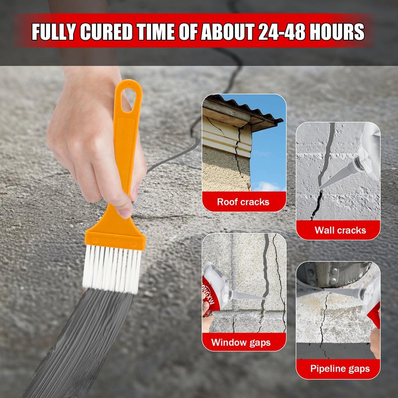 Concrete Crack Filler, Quick-Drying Waterproof Cement Crack Repair Sealant, High
