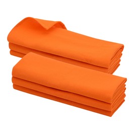 Daloual 6X Geschirrtuch/Küchentuch/Putztuch/Poliertuch aus 100% Baumwolle orange