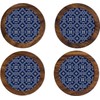 HASTA LA RAIZ Juego de 4 Portavasos artesanales, Coasters Hechos