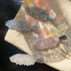 Fesanla Non-Trace Bangs Clip Crystal Set of 2 No Trace