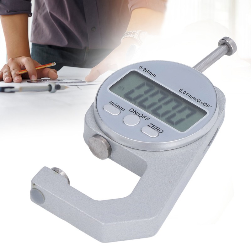 Digital Thickness Gauge Electronic Caliper Thickness Meter 0‑20mm Range with