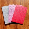 Arbuya - Carpetas de plástico para hacer tarjetas, corazón, día