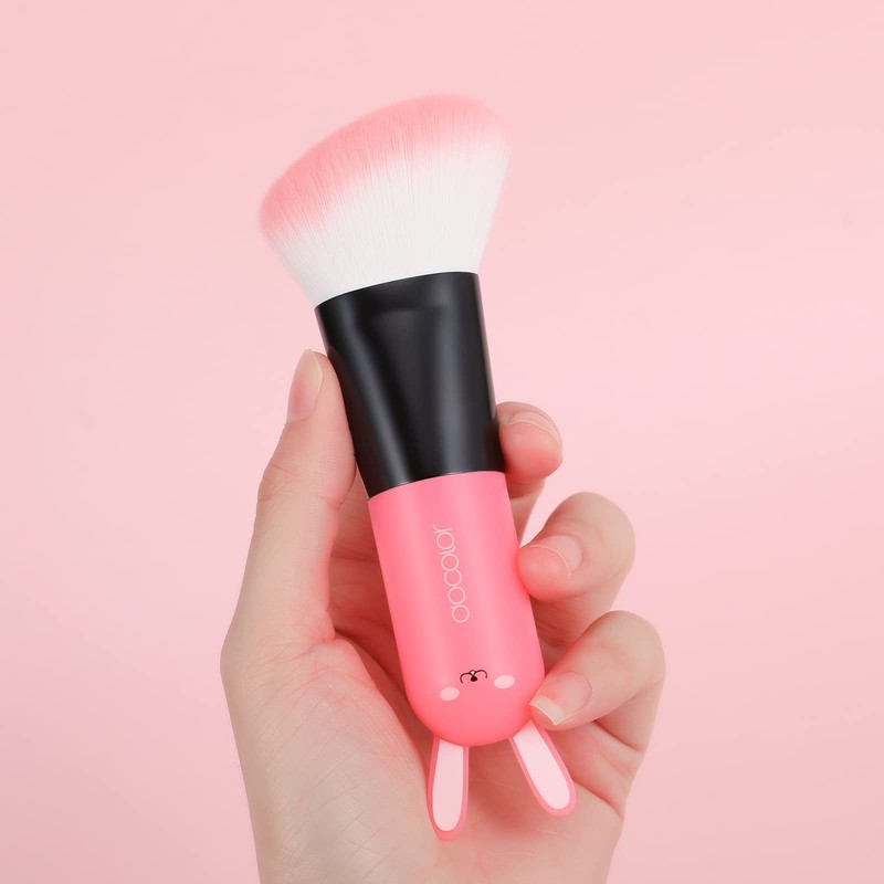 docolor Cheek Brush, Shading Brush, Diagonal Shape, Kabuki Contour Brush,