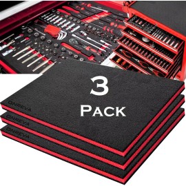 Onreva Tool Box Foam Inserts for Cases Polyethylene Foam Sheets Toolbox Foam Organizer