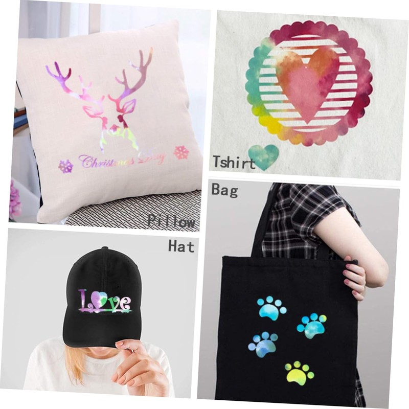 VILLFUL 6Pcs Heat Transfer Vinyl for DIY Crafts Durable Engraving