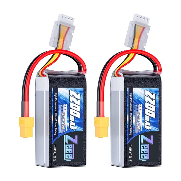 Zeee 3S Lipo Battery 2200mAh 11.1V 50C Shorty Pack Battery