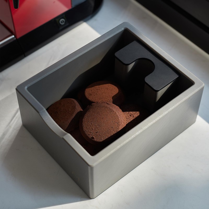 MUVNA Espresso Knock Box, Coffee Ground Knock Box, Distribute and