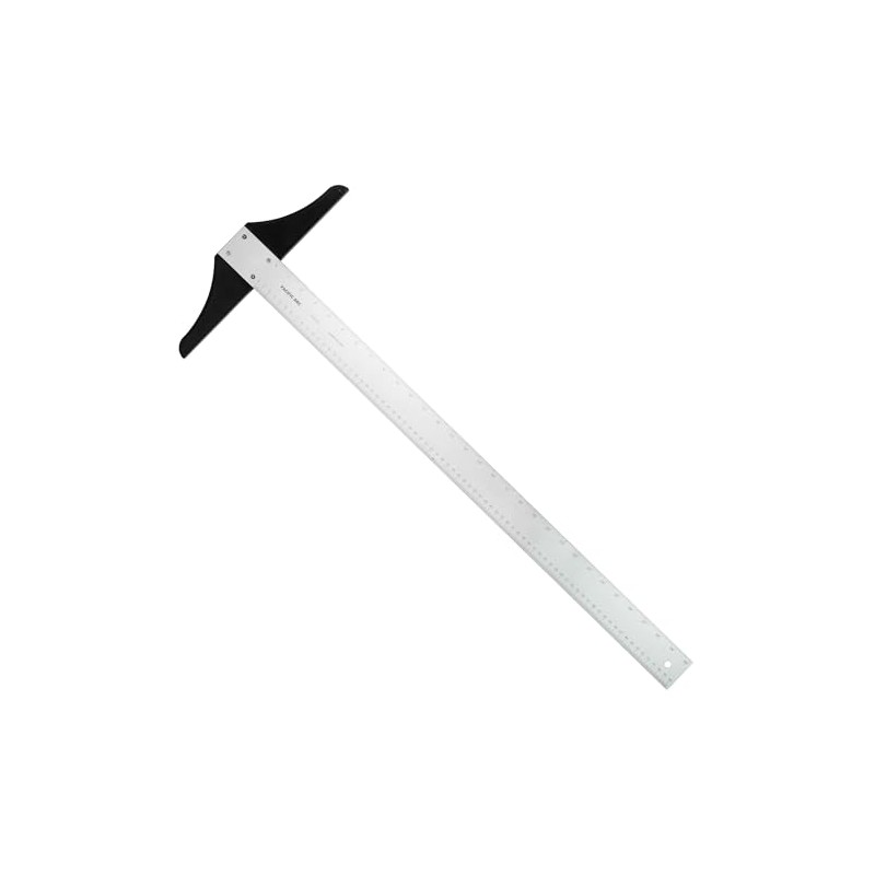 Pacific Arc: T-Square, Aluminum, Scholastic - inch/Metric 30" Drawing and