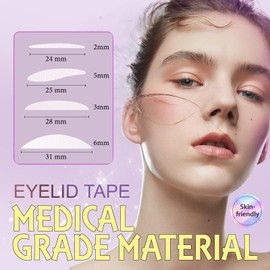 720PCS Invisible Eyelid Tape - Eyelid Lifter Strips - Eyelid Tape for Hooded Eyes Invisible, Instantly lifts loose Skin Around The Eyes Without Surgery, Creating Deep, Natural-looking Eyelids Easily