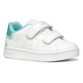 Geox Baby Girl B Eclyper Girl A Trainers, White Aqua