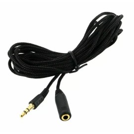 Universal 10ft 3.5mm 1/8" Stereo Audio Aux Headphone Cable Extension Cord Male Female M/F