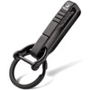 FEGVE Key Belt Clip with Titanium Key Ring and D-shaped