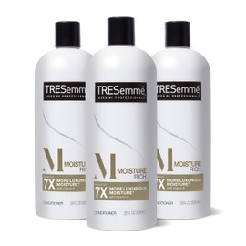 TRESemmé TRESemmé Moisture Rich Hydrating Conditioner 3 count for Dry Hair Formulated With Pro Style Technology 28 Fl Oz