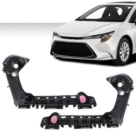 GRAND ORANGE Front Bumper Brackets Compatible with Toyota Corolla 2019-2021 52116-02460, 52115-02480 Left & Right Side 1pair