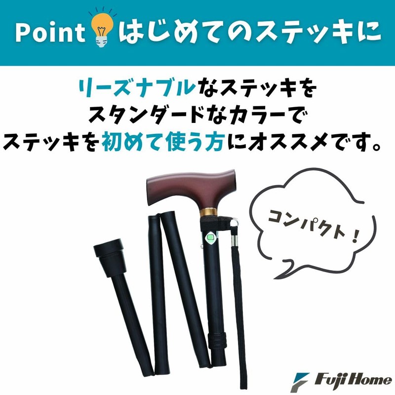 フジホーム ベーシック 折畳Ｍ ブラック [適応身長：約140～160cm]