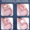 2 in 1 Pill Cutter Detachable Nonslip V-Shaped Pad Compact