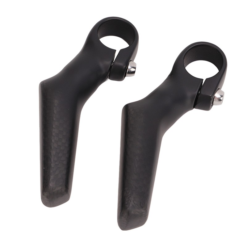 Mountain Bike Handlebars Bar Ends 1 Pair Carbon Fiber 3K