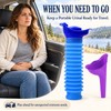 1set Urinal Car Urinal Bucket Outdoor Standing Urine Emergency Travel
