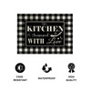 4Pack Farmhouse Decor Placemats Black White Buffalo Plaid Kitchen Inspirational