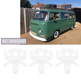 The Lord of the Tools Pack of 10 Brake Line Tube Retaining Clips Brake Tube Clamp 4.2 mm ID Car Replacement Parts 281611767 Compatible with V-W Bus T2 T3 T4