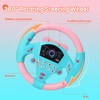 NAVESO Steering Wheel Toy for Children, Copilot Steering Wheel with