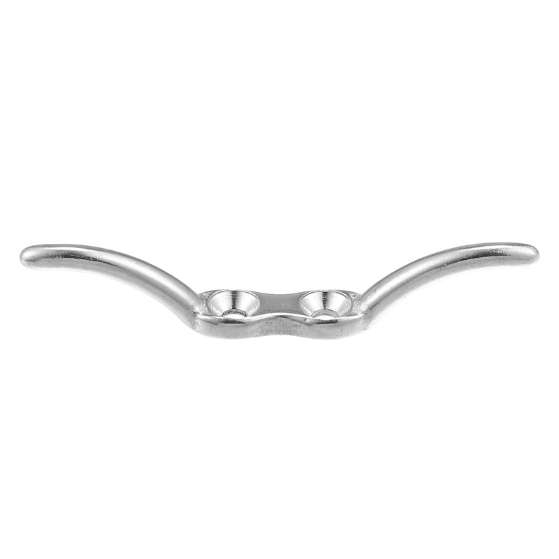 X AUTOHAUX 4Pcs 2-1/2 Inch Stainless Steel Flagpole Cleat Hook