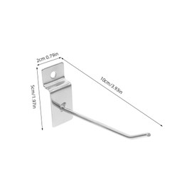 Parliky Commercial Grade Slatwall Hooks 20 Pack Retail Store Display Hooks Slat Board Pegs Easy to Use