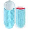 Caperci Grease-Resistant Standard Blue Cupcake Liners 150 Counts - Heavy