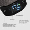 Digital Coffee Scale Rechargeable Clear Display Digital Food Scale with