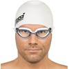 Cressi Thunder - Premium Swimming Goggles, White/Blue