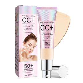 CC Cream,CC+ Cream Foundation Natural Concealer, Anti-Aging Color Correcting Full Coverage Foundation, Moisturizing Moisturized Skin Foundations, Make Your Skin But Better