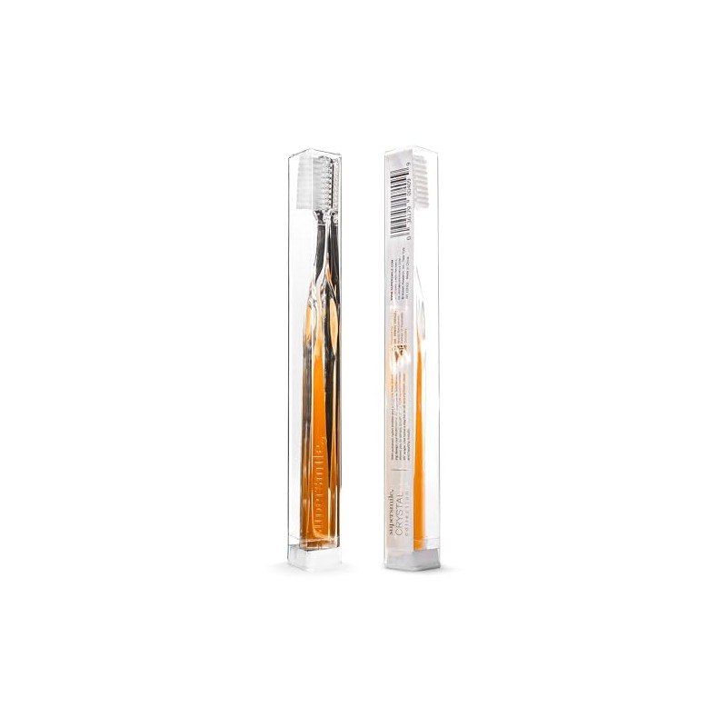 Supersmile Crystal Collection - Cepillo de dientes, color naranja