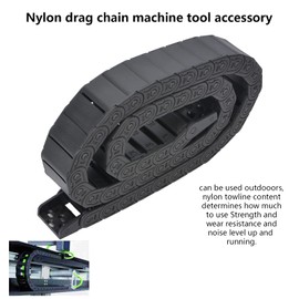 Drag Chain for Cable Management 15 mm x 30 mm 1 m Cable Drag Chain Made of Reinforced Nylon High Quality Energy Chain for 3D Printer CNC Router Machine