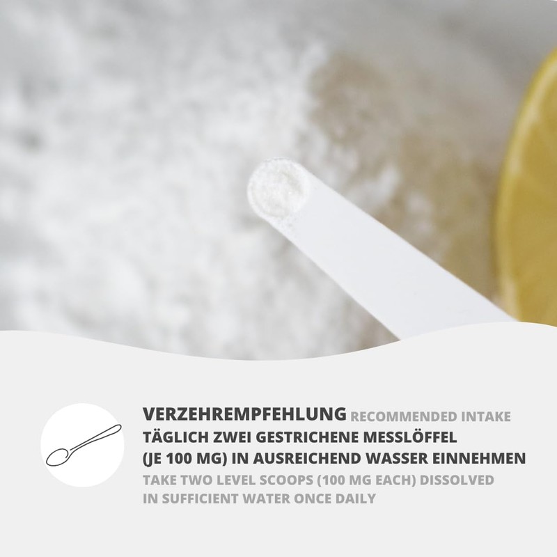 Vitamin C Pulver 100g reine Ascorbinsäure in Lebensmittelqualität E 300
