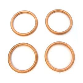 Set of 4 Exhaust Gaskets - 18291-MN4-920 - Fits Honda CB550SC CB600F CBR600RR CB650/C/SC CB900F CB900RR