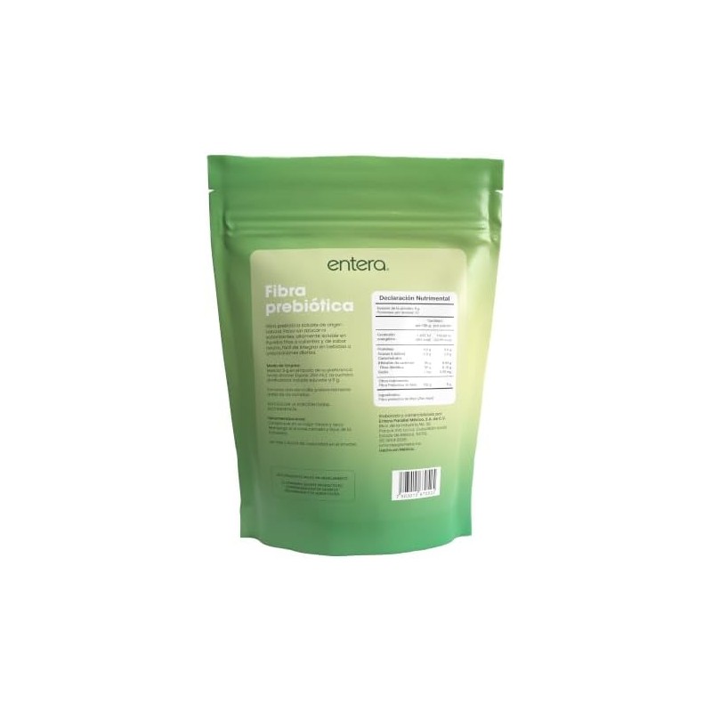 Entera Fibra Prebiótica 450 g en Polvo Fibra Soluble Sin