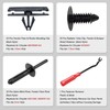 Woodzdon 61pcs Fender Flare Moulding Clips Hardware Kit for Jeep