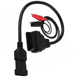 Goliton® OBD2 3 Pin to Fiat 16 Pin Adapter OBDII Male