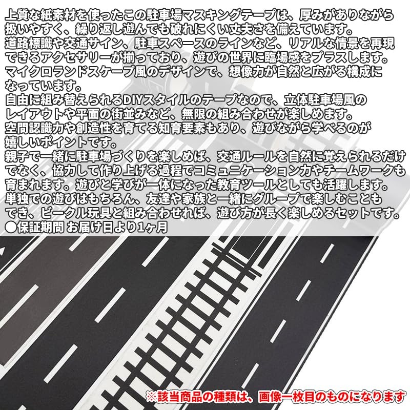 オーディオファン 駐車場 テープ マスキングテープ ロール 風景 テープ DIY 用品 ちゅうしゃじょう