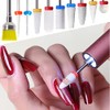 Homeet 10Pcs Ceramic Nail Drill Bits Attachments Professional Nail Cutter