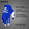 Keebik Pirate Motorcycle Gloves for Men&Women,Cycling Glove Breathable Dirtbike Glove