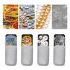 JTMKYO 4 Silver Sliding Aluminum Boxes, Durable Aluminum Containers, Metal