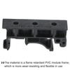 sourcing map PCB DIN Rail Mounting Bracket for 35 mm