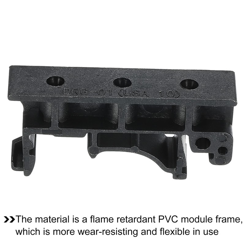 sourcing map PCB DIN Rail Mounting Bracket for 35 mm