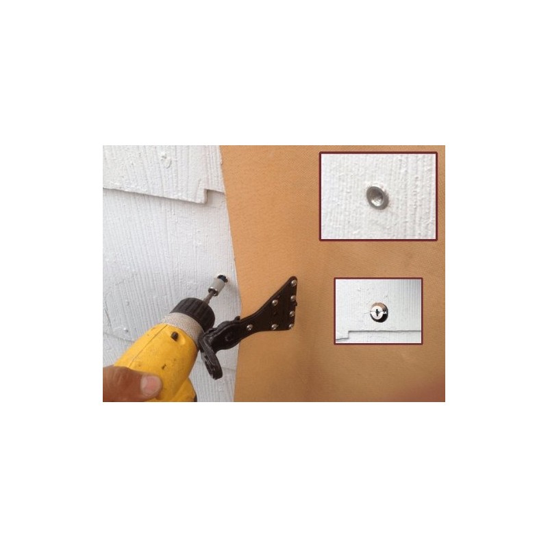 Hurricane Hardware (Sidewalk Bolts) (1/4-20 x 3/4")