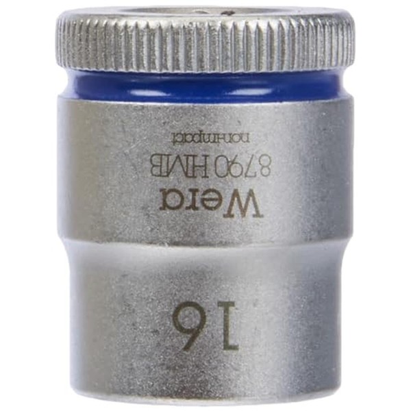 Wera 5003561001 Zyklop 8790 HMB 3/8" Socket, Hex head 16mm