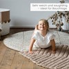 Toddlekind 100% Organic Cotton 48" Reversible Quilted Luxe Play Mat