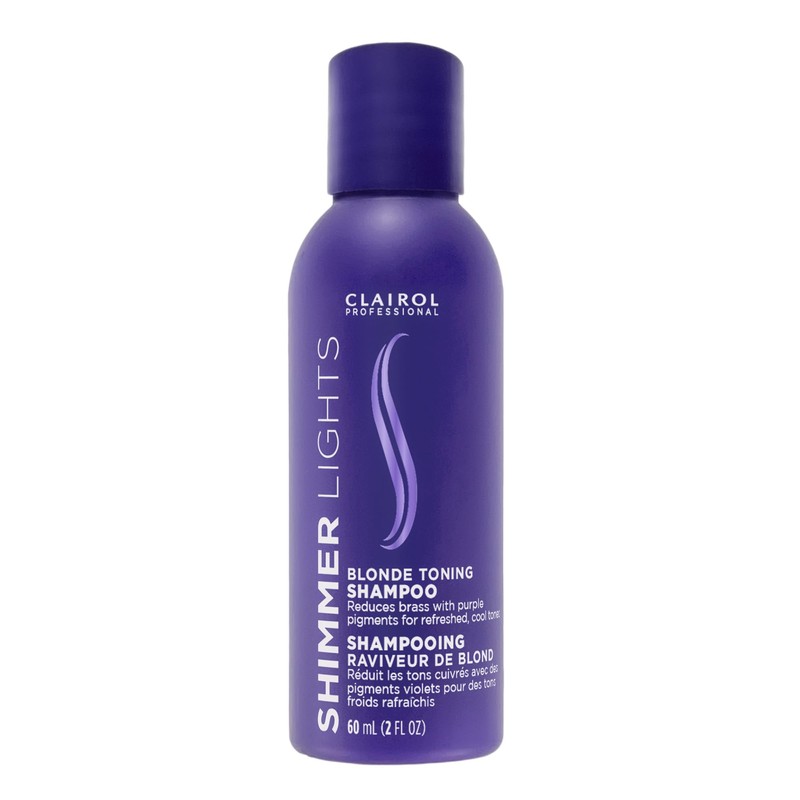 Clairol Shimmer Lights Shampoo Conditioner 2 Ounce (59ml) Travel Size