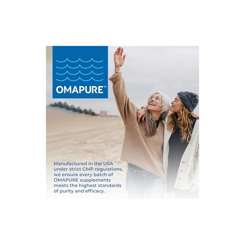 Omapure Suplemento Aceite Pescado Omega Farmacéutica Frasco 120 Cápsulas Blandas