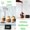 20PCS Mini Chalkboard Signs for Food, Reusable and Reserved Table
